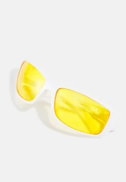 Pier One Unisex - Gafas De Sol -White -Pier One Tienda 06212ea48c0f4037abc6a62aa2c032d6