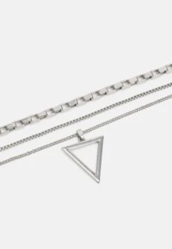 Pier One 3Pack - Collar - Silver-Coloured -Pier One Tienda 0939075566a74b089b462fd6f4c080a5