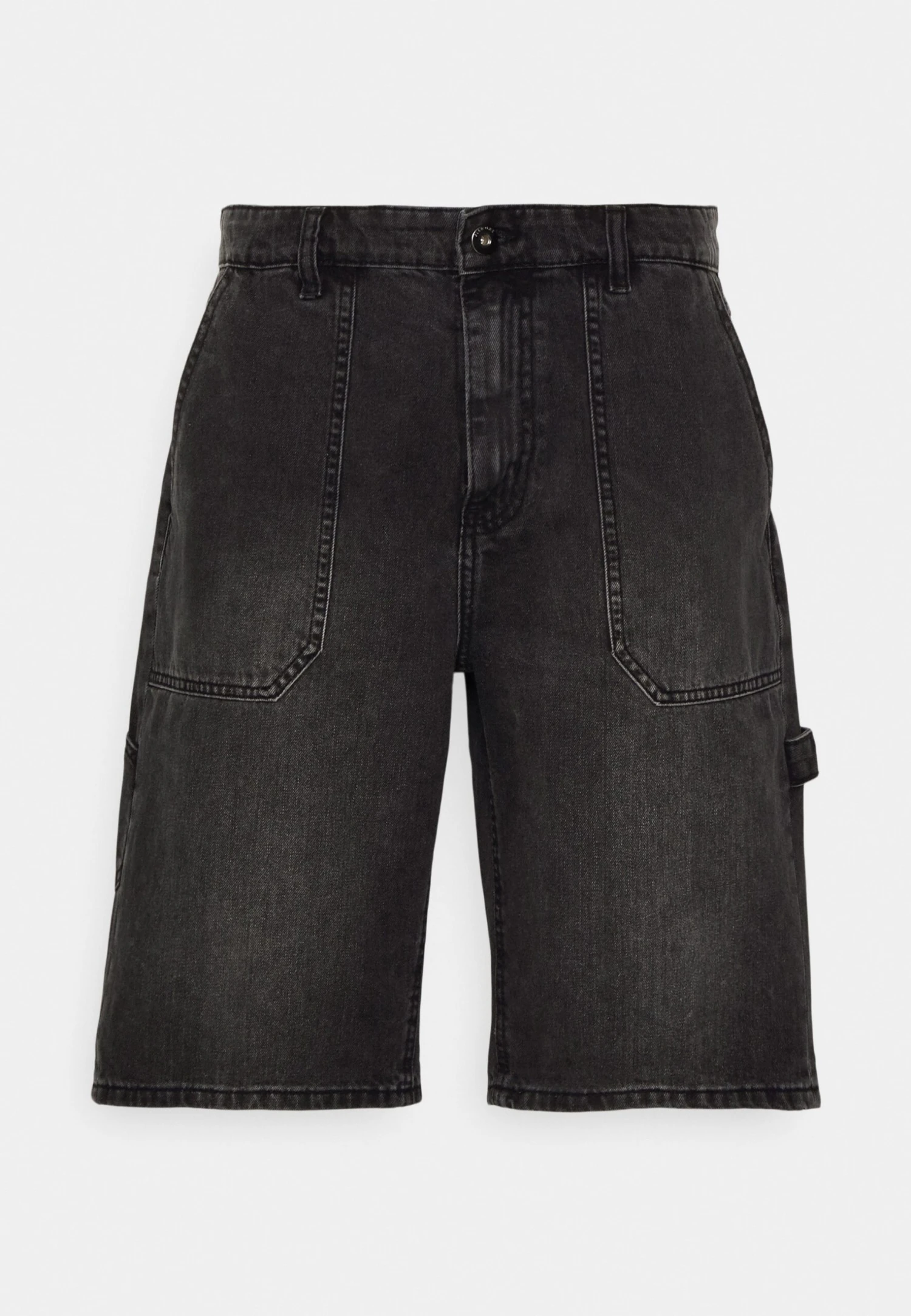 Pier One Regular Fit Carpenter - Shorts Vaqueros -Black 6 Pier One Regular Fit Carpenter - Shorts Vaqueros -Black - Imagen 4