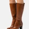 Pier One Leather- Botas De Tacón - Cognac -Pier One Tienda 0fd46fcb2ca24b8aa6cbf963cf96a7f2