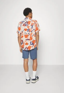 Pier One Linen Blend Drawcord Shorts- Shorts - Blue -Pier One Tienda 0fefc1229bd140f59c628594c0f5cb16