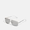 Pier One Unisex - Gafas De Sol - Silver-Coloured, Black -Pier One Tienda 1103c68edb364b7cbf3808eb9b09d166