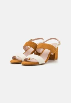 Pier One Leather- Sandalias - White/Cognac 10 Pier One Leather- Sandalias - White/Cognac -Pier One Tienda 1342743762264bc58174535dd46482c5