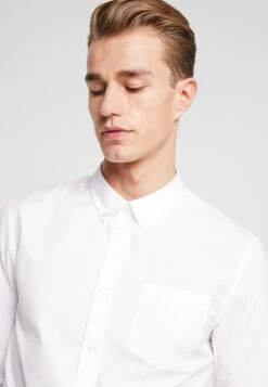 Pier One 2 Pack - Camisa Elegante - White/Light Blue -Pier One Tienda 135b9e8907b64d9cb056bf3b8eb7a27d