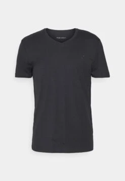 Pier One V Neck Bird Tonal 3 Pack - Camiseta Básica - Light Brown/White/Dark Blue -Pier One Tienda 16dbb85cde8744eb9c849392873d7433