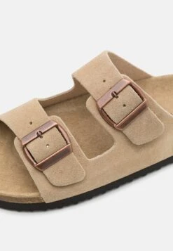 Pier One Leather Unisex - Pantuflas - Beige -Pier One Tienda 1ac33122e3c841b6b5f9c0afc4c244b0