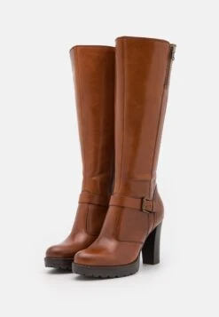 Pier One Leather- Botas De Tacón - Cognac -Pier One Tienda 1e904b13bbe04b61b591958331895eb3