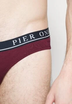 Pier One Branded Waistband Briefs 3 Pack - Braguitas - Dark Blue /Green/Bordeaux -Pier One Tienda 208437927cd54529b2ae47a824e20a21