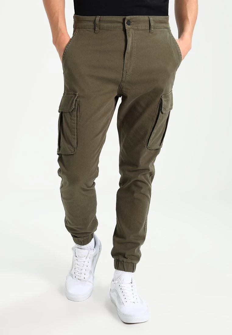 Pier One Cuffed Skinny Trouser- Pantalones Cargo - Khaki 3 Pier One Cuffed Skinny Trouser- Pantalones Cargo - Khaki