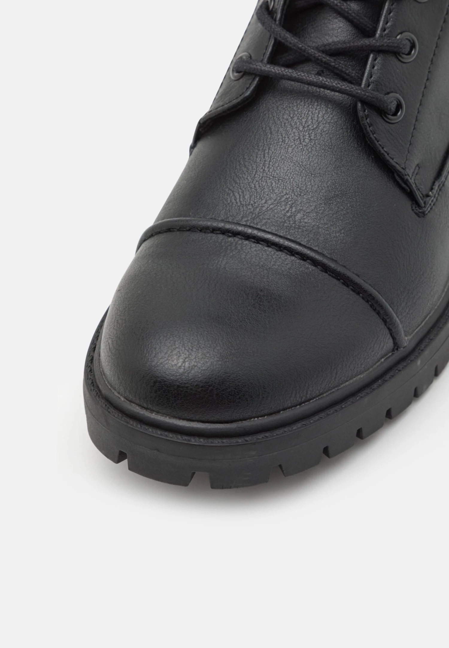 Pier One Unisex - Botines Con Cordones - Black 8 Pier One Unisex - Botines Con Cordones - Black - Imagen 6