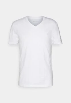 Pier One V Neck Bird Tonal 3 Pack - Camiseta Básica - Light Brown/White/Dark Blue -Pier One Tienda 28f86b9281a846468836f5c46e5a93ff