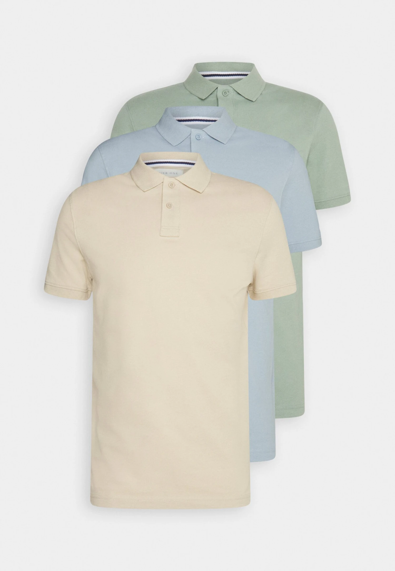Pier One 3 Pack - Polo - Mint/Tan/Light Blue 8 Pier One 3 Pack - Polo - Mint/Tan/Light Blue - Imagen 6