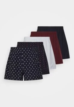 Pier One 5 Pack - Boxer - Dark Blue/Bordeaux/ Blue -Pier One Tienda 3422d9ed8c4f49da9db171652d2bfcfc