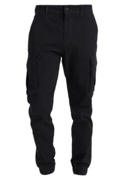 Pier One Cuffed Skinny Trouser- Pantalones Cargo - Black -Pier One Tienda 3432277f4bf94e71956181ab1ee213e5