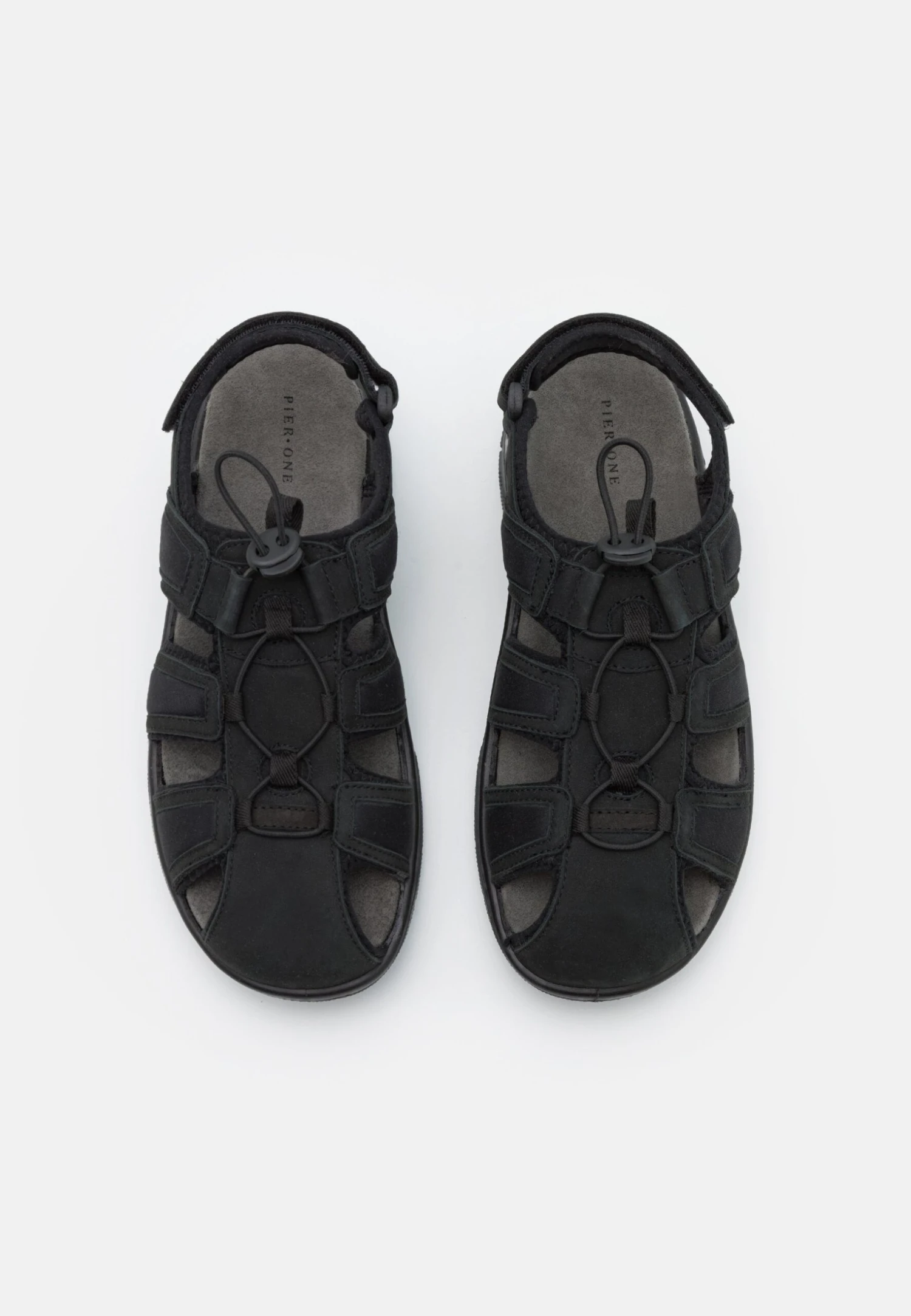 Pier One Leather - Sandalias De Senderismo - Black 6 Pier One Leather - Sandalias De Senderismo - Black - Imagen 4