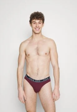 Pier One Branded Waistband Briefs 3 Pack - Braguitas - Dark Blue /Green/Bordeaux -Pier One Tienda 3bf4517ea3b5408a9a622d206f05beec