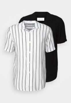 Pier One 2 Pack - Camisa - Black/White -Pier One Tienda 3fe10c51a5864c25954f7afee7966589