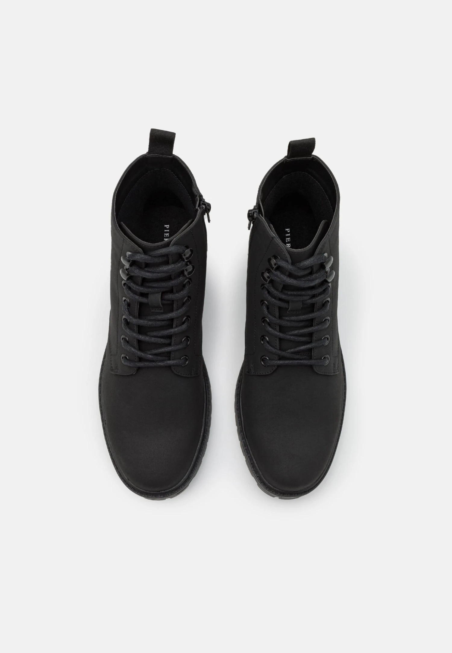 Pier One Unisex - Botines Con Cordones - Black 6 Pier One Unisex - Botines Con Cordones - Black - Imagen 4