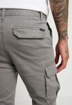 Pier One Cuffed Skinny Trouser- Pantalones Cargo - Grey -Pier One Tienda 435cf21acb894cf8af9bc2488e971496
