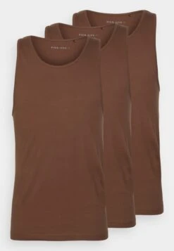 Pier One 3Pck Skin Tone Rib Vest- Camiseta Interior - Brown -Pier One Tienda 441df9f4c8f242f193b2f72b7d9c6a28