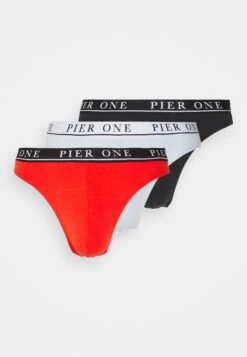 Pier One 3 Pack - Culotte - Red/Light Blue/Black -Pier One Tienda 48fa442441094a098bbf3d36ef816ede