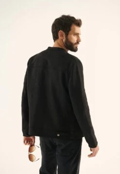 Pier One Chaqueta De Cuero Sintético - Black -Pier One Tienda 4948909428ce40d18ea5d1dda7be174e
