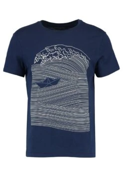 Pier One Camiseta Estampada - Dark Blue/White -Pier One Tienda 4cc9341a476c4defa398ea435414ecfc