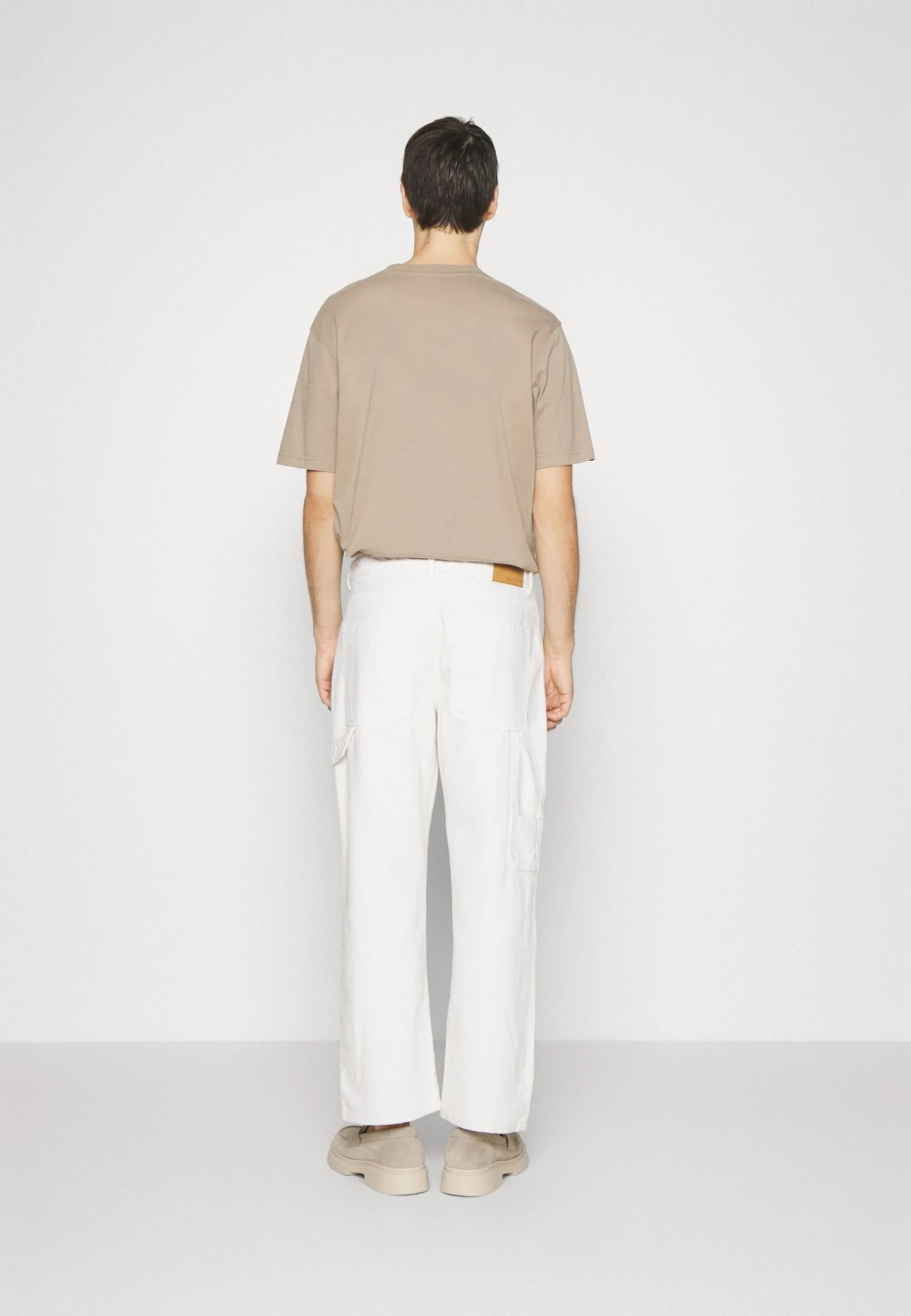 Pier One Carpenter Colored Twill- Vaqueros Rectos - Off-White 5 Pier One Carpenter Colored Twill- Vaqueros Rectos - Off-White - Imagen 3