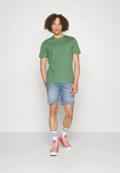 Pier One Unisex 5 Pack - Camiseta Básica - Light Blue/Purple/White