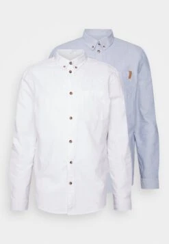 Pier One 2 Pack - Camisa - White/Light Blue -Pier One Tienda 645ebd8a655b4f1c832198d0ae9d009a