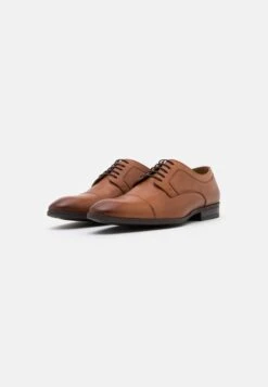 Pier One Leather - Zapatos Con Cordones - Cognac -Pier One Tienda 66ba280355dd454ba9c2511913c34f60
