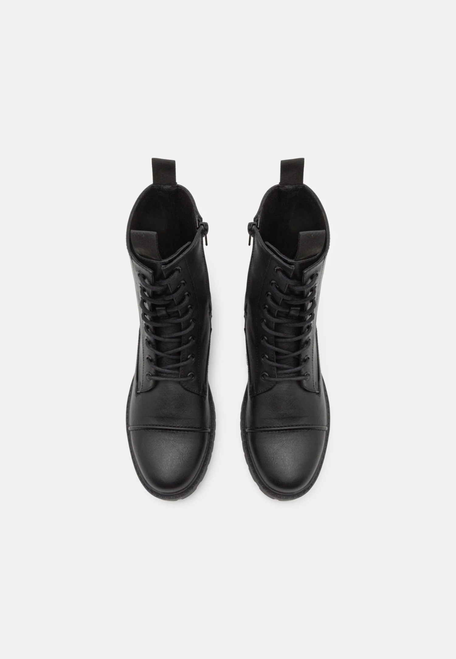 Pier One Unisex - Botines Con Cordones - Black 6 Pier One Unisex - Botines Con Cordones - Black - Imagen 4