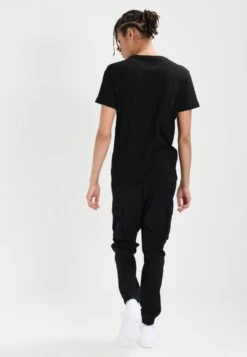 Pier One Cuffed Skinny Trouser- Pantalones Cargo - Black -Pier One Tienda 6dbb3ccb81194a9bbe12e1a747acd7c6