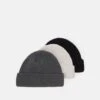 Pier One Unisex 3 Pack - Gorro - Black/Dark Grey/Off-White/ -Pier One Tienda 6ff45e637c064289bc89bdd981008db1