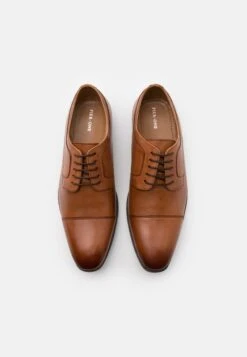 Pier One Leather - Zapatos Con Cordones - Cognac -Pier One Tienda 72022b8857ee4638a40880a7b1fbf6f7