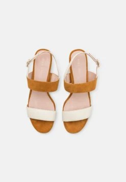 Pier One Leather- Sandalias - White/Cognac 13 Pier One Leather- Sandalias - White/Cognac -Pier One Tienda 7bf1f83e1cba4f3fa26b89379bf96b29