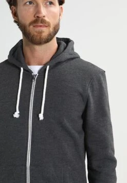 Pier One Sudadera Con Cremallera - Black Melange -Pier One Tienda 7bfd95dd1dd7495ba4fa1abbb6fb734c