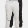 Pier One 2 Pack - Pantalones Deportivos - Black/Mottled Light Grey -Pier One Tienda 7c8b5507bf4c4d598319bfbdcf35bd8d