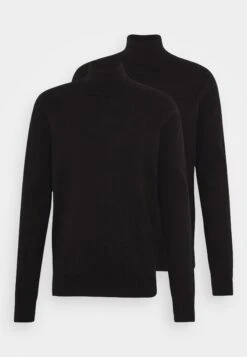 Pier One 2 Pack - Basic Turtleneck - Jersey De Punto - Black -Pier One Tienda 8734a667699e468ebb89189aafa90312