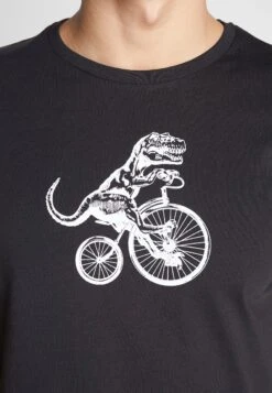 Pier One Camiseta Estampada - Black -Pier One Tienda 88ed8388554a4a75b82576d4ad8e9434