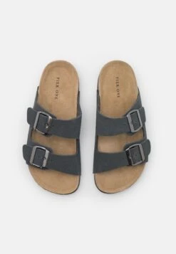 Pier One Leather Unisex - Pantuflas - Dark Grey 11 Pier One Leather Unisex - Pantuflas - Dark Grey -Pier One Tienda 8b654ec462244e0499e82e9205e49532