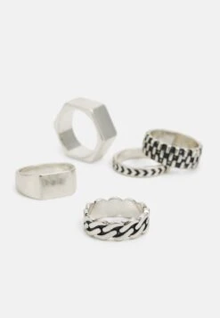 Pier One 5 Pack - Anillo - Silver-Coloured -Pier One Tienda 8d765d0dc02544e08b7f412c9180c920