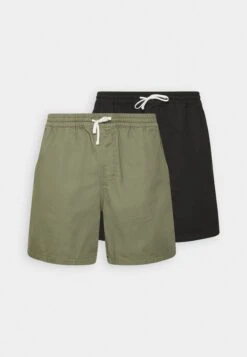 Pier One 2 Pack - Shorts - Olive/Black -Pier One Tienda 8f4f659af78442c185d8dbca74fb1591