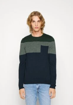 Pier One Jersey De Punto - Green/Blue