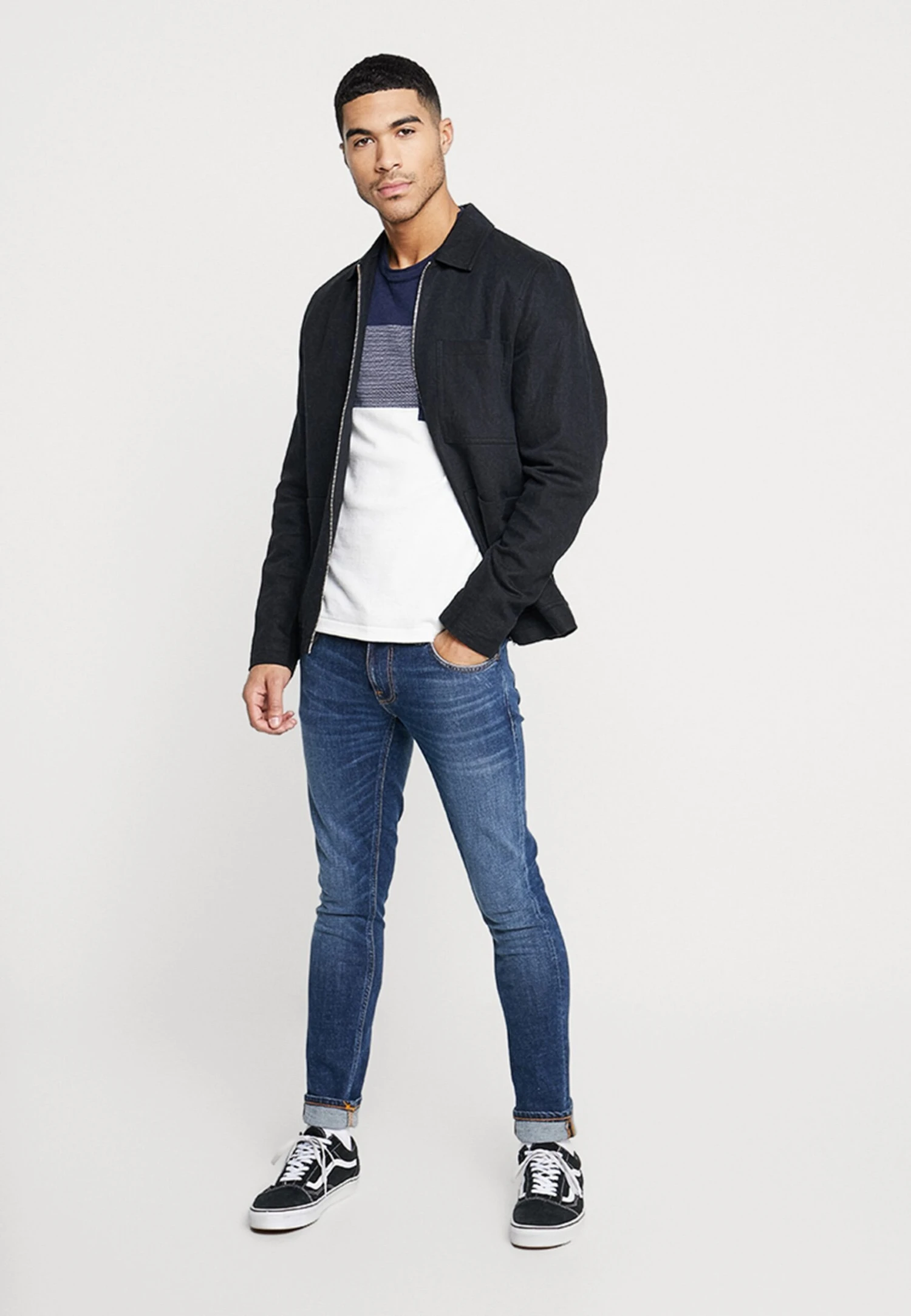 Pier One Jersey De Punto - Dark Blue 4 Pier One Jersey De Punto - Dark Blue - Imagen 2