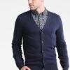 Pier One Chaqueta De Punto - Dark Blue -Pier One Tienda 9e625fa716734cd7933ae911e5b0c1e2