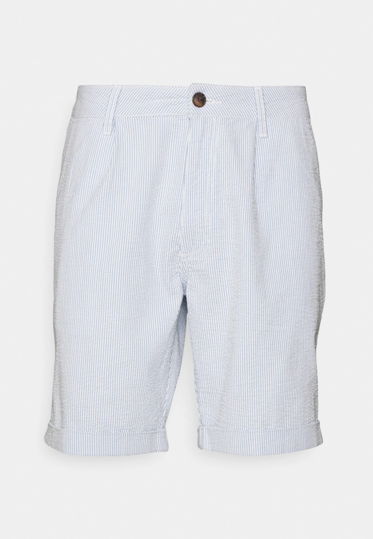 Pier One Pleated Seersucker Short - Shorts - Blue 6 Pier One Pleated Seersucker Short - Shorts - Blue - Imagen 4