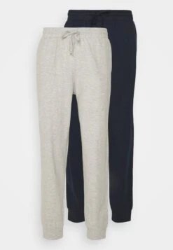 Pier One 2 Pack - Pantalón De Pijama - Dark Blue/Mottled Light Grey -Pier One Tienda a09bfd20bcd84e39aeecebf2df10c7b2