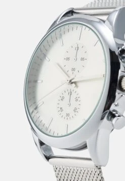 Pier One Unisex - Cronógrafo - Silver-Coloured -Pier One Tienda a3b13f9297e1480998985e1a2a89197f