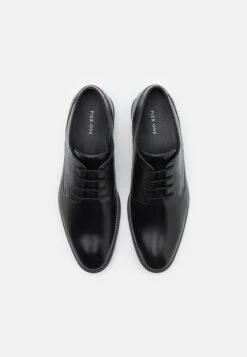 Pier One Leather - Zapatos Con Cordones - Black -Pier One Tienda a6fe37de46a34479b494b07367f9ecba